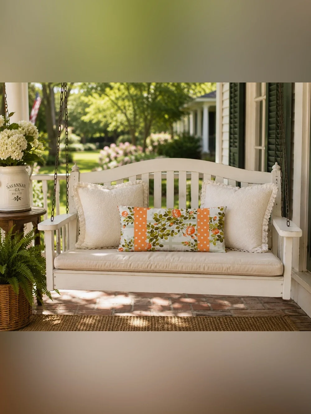 The Front porch add cheerful
